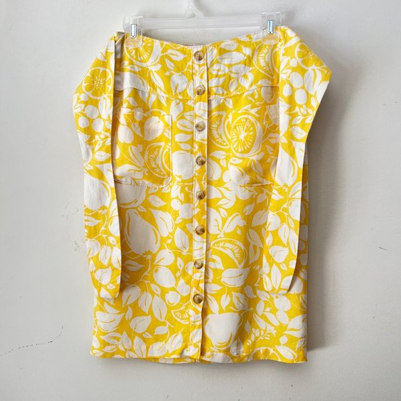 NEW! Anthropologie 44 of 52 Conversations Linen Blend Pencil Skirt, size 0 - Picture 7 of 16